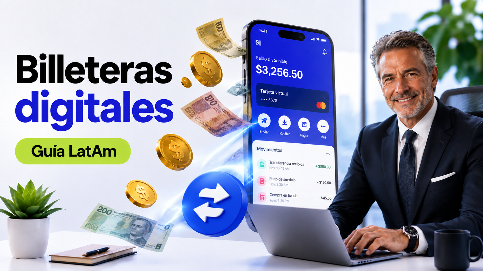 Billeteras digitales comparadas (LatAm)