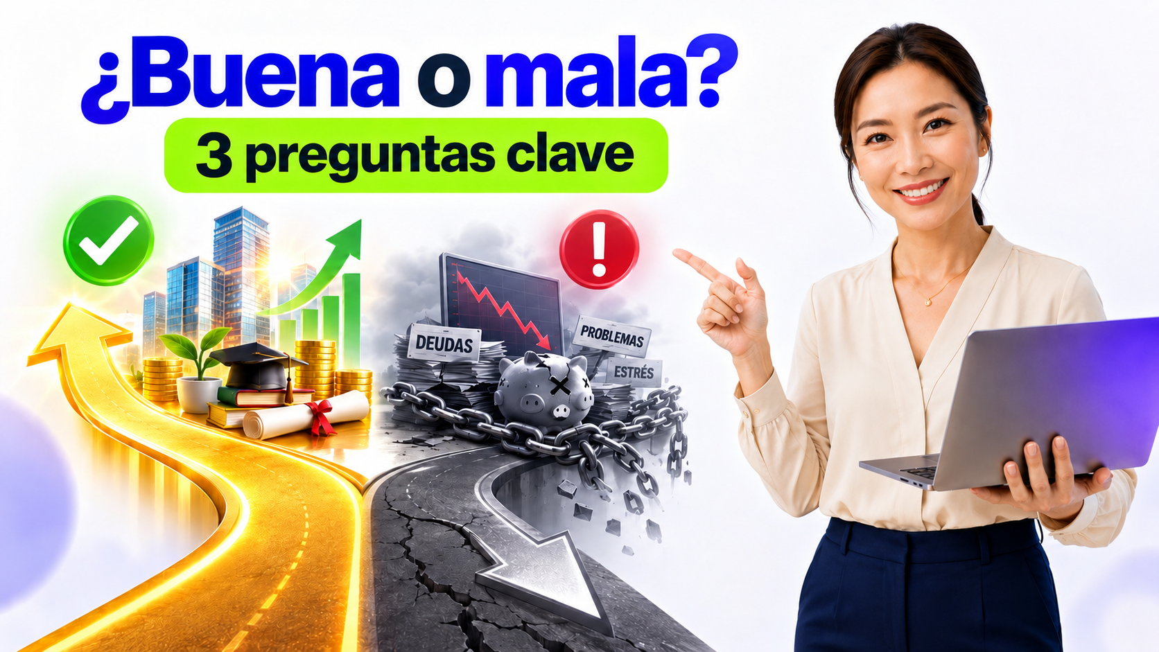 Deuda buena vs. deuda mala: la diferencia clave