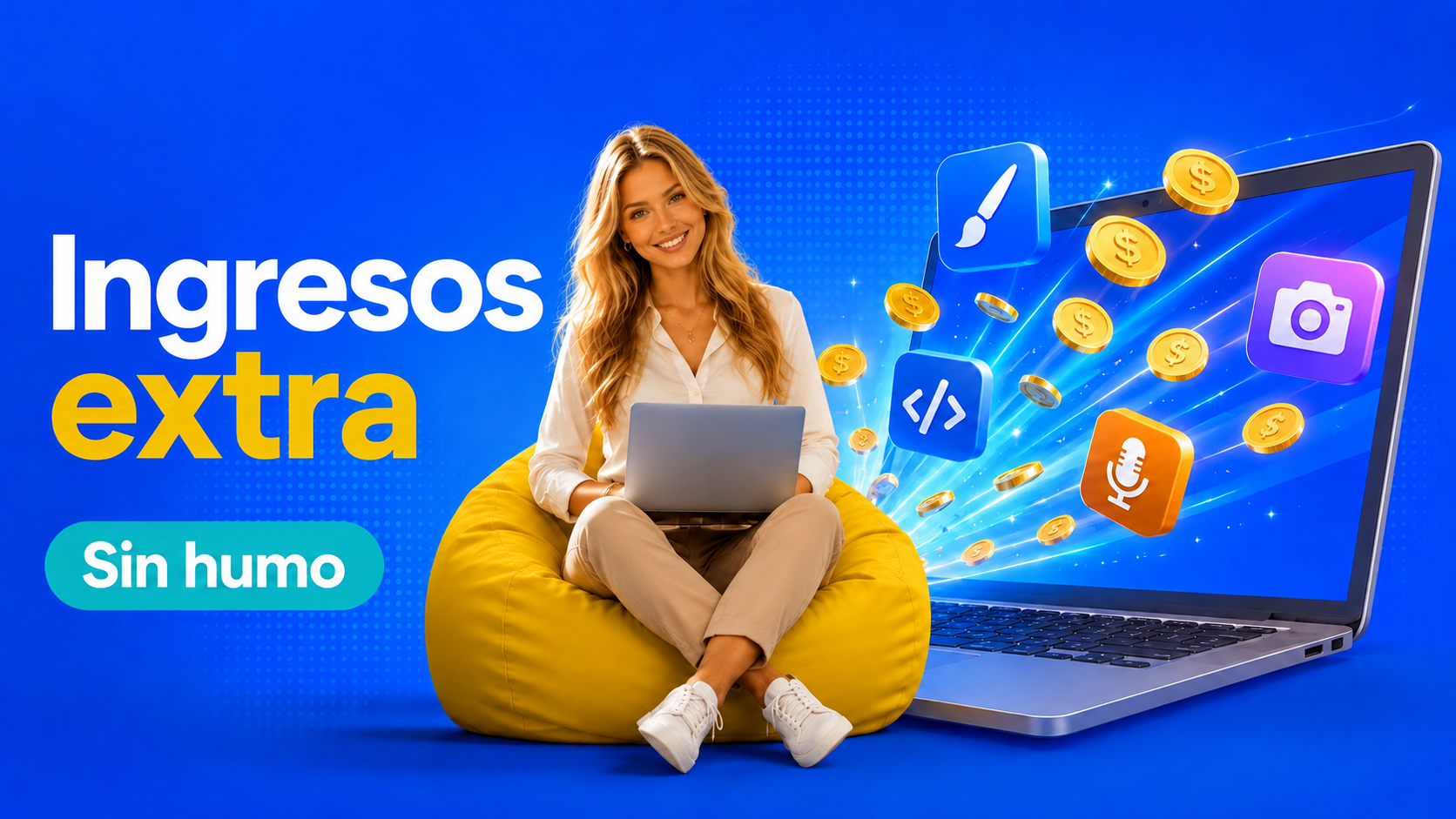 Cómo generar ingresos extra online (sin humo)